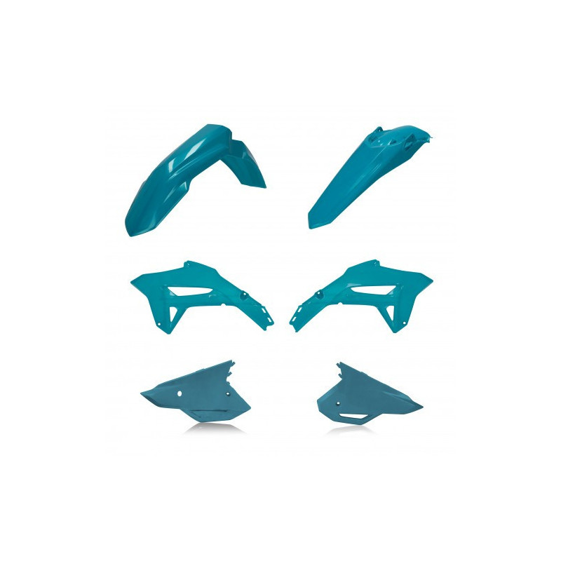 PLASTIC KIT HONDA CRF450 21-22 + CRF250 2022 - METALLIC TURQUOISE