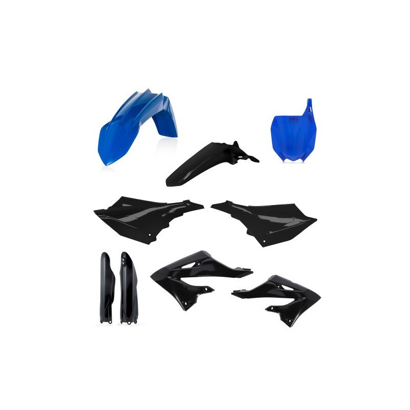 Full Kit Plastique Yamaha YZ 125/250 22-23 - Noir/Bleu