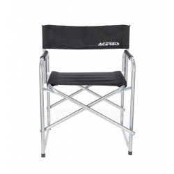 Chaise paddock Acerbis pliable - Noir