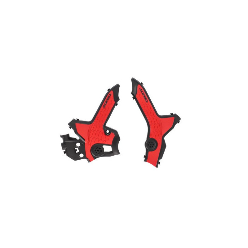 Protection Cadre X-Grip Honda CRF300L 21-23 - Noir/Rouge