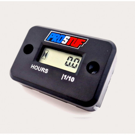 Hour Meter With Wire - Black
