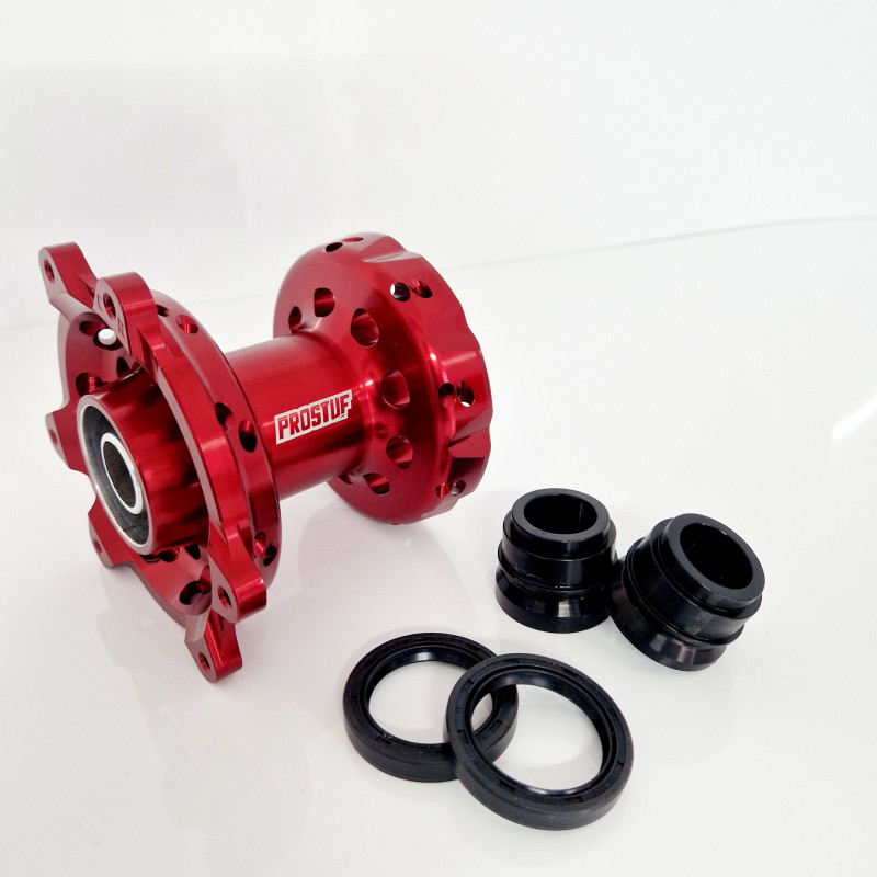 Moyeu Avant - Honda 125-500 CR 95-07 + 250 CRF 04-24 + 450 CRF 02-24 - Rouge Moyeu Avant - Honda 125-500 CR 95-07 + 250 CRF 04-24 + 450 CRF 02-24 - Rouge