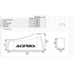 ACERBIS MOTORBIKE COVER - YELLOW