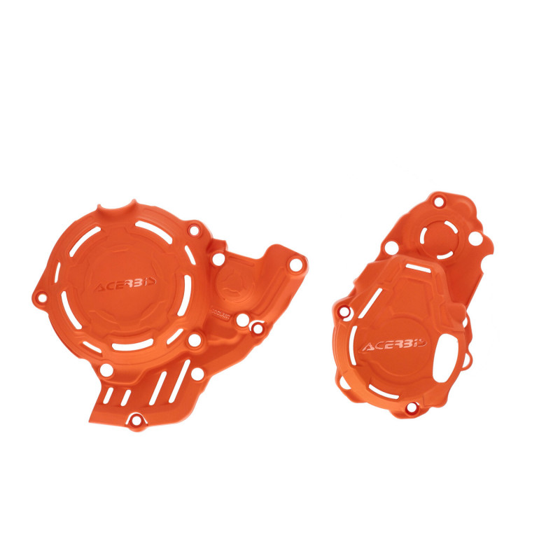 X-POWER KIT ENGINE PROTECTION KTM SXF 250/350 2023 + XCF 250/350 2023 + HVA FC 250/350 2023 + FX350 2023 - ORANGE 2