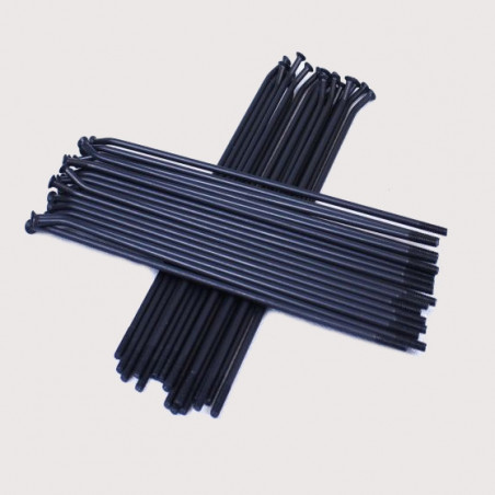 Front spokes pack - SURRON Light Bee - 3.2 mm (10G) - 17x1.40 - Black