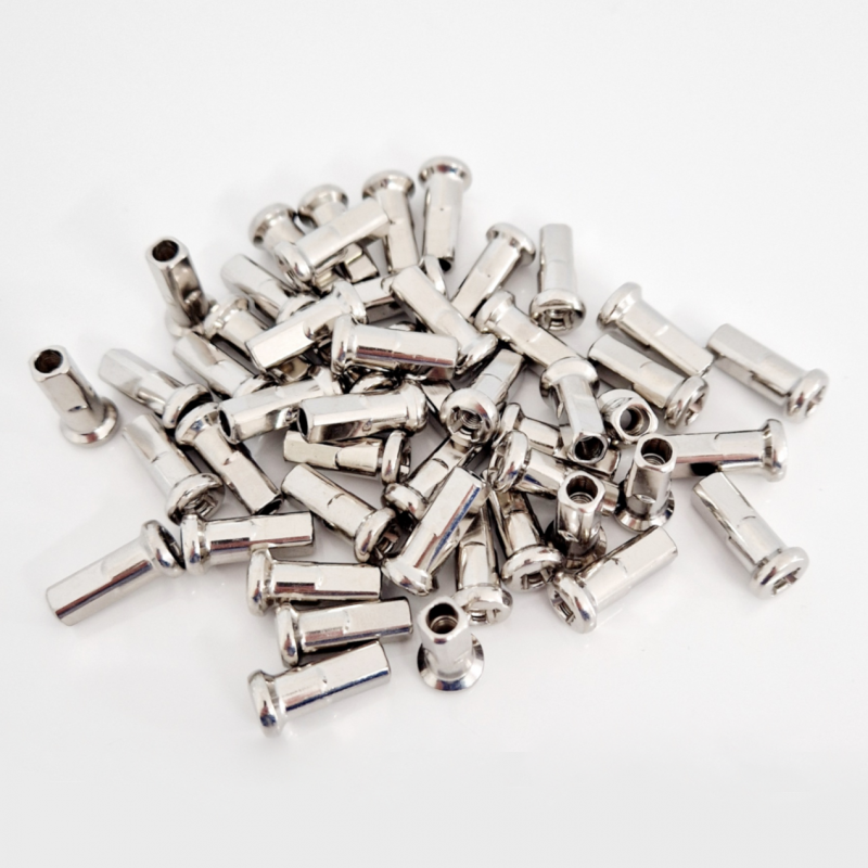 Écrou de Rayon Aluminium (Unité) - 3.2 mm (9G) - Roue avant - Gris