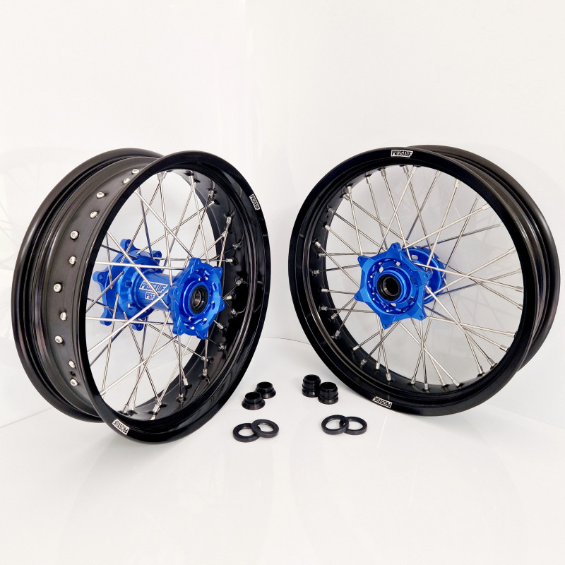 Supermoto Wheelset Rear Wheel with Cush Drive - Triumph TF 250-X + TF 450-X - Customizable