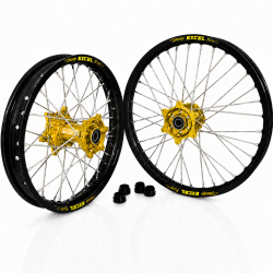 Paire de roues Enduro FUSION - Excel Takasago - Suzuki 125 RM 96-07 + 250 RM 96-08 + 250 RMZ 01-06 - Personnalisable