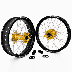 Paire de roues Supermotard PROSTUF - Suzuki 250 RMZ 07-25 + 450 RMZ 05-25 - Personnalisable
