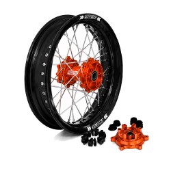 Roue Arrière Supermotard PROSTUF avec couple d'amortisseur KTM - Personnalisable