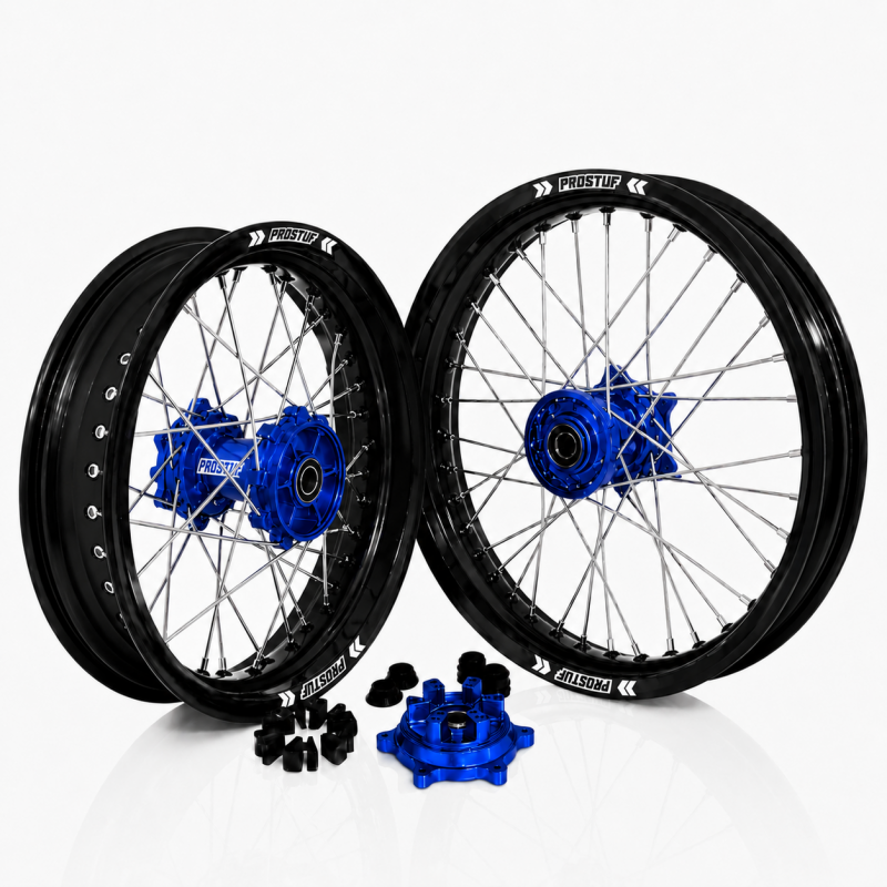 Paire de roues Supermotard PROSTUF avec amortisseur de couple - Husaberg - Personnalisable