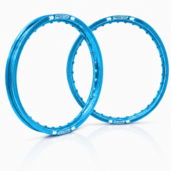 Jante avant + arrière PROSTUF - 21 x 1.60 - 19 x 2.15 - Bleu Céleste