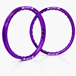 PROSTUF front rim + rear rim - 21 x 1.60 - 19 x 2.15 - Purple