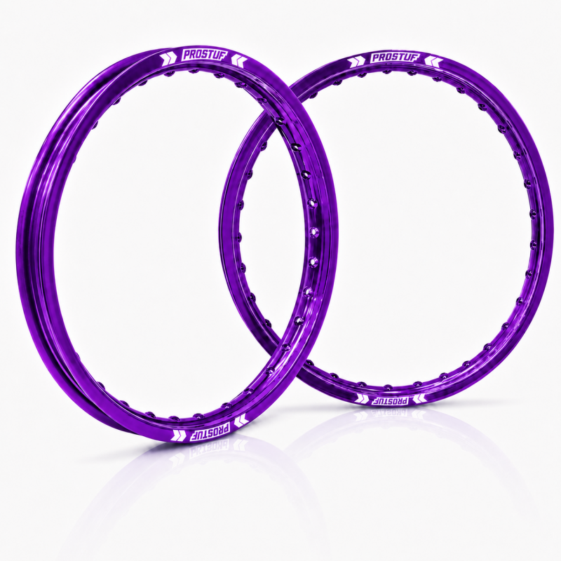 PROSTUF front rim + rear rim - 21 x 1.60 - 19 x 2.15 - Purple