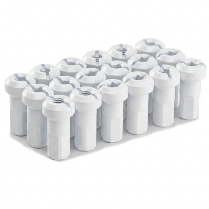 PROSTUF Aluminum Nipples pack 3.2 mm / 10G (pack x32) - White